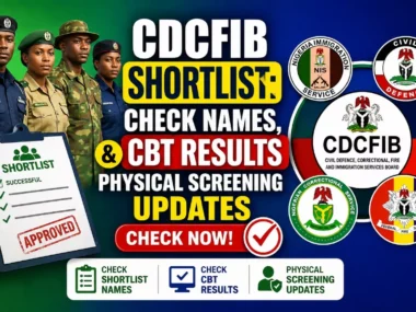 CDCFIB Shortlist 2026: Check Names, CBT Results & Physical Screening Updates