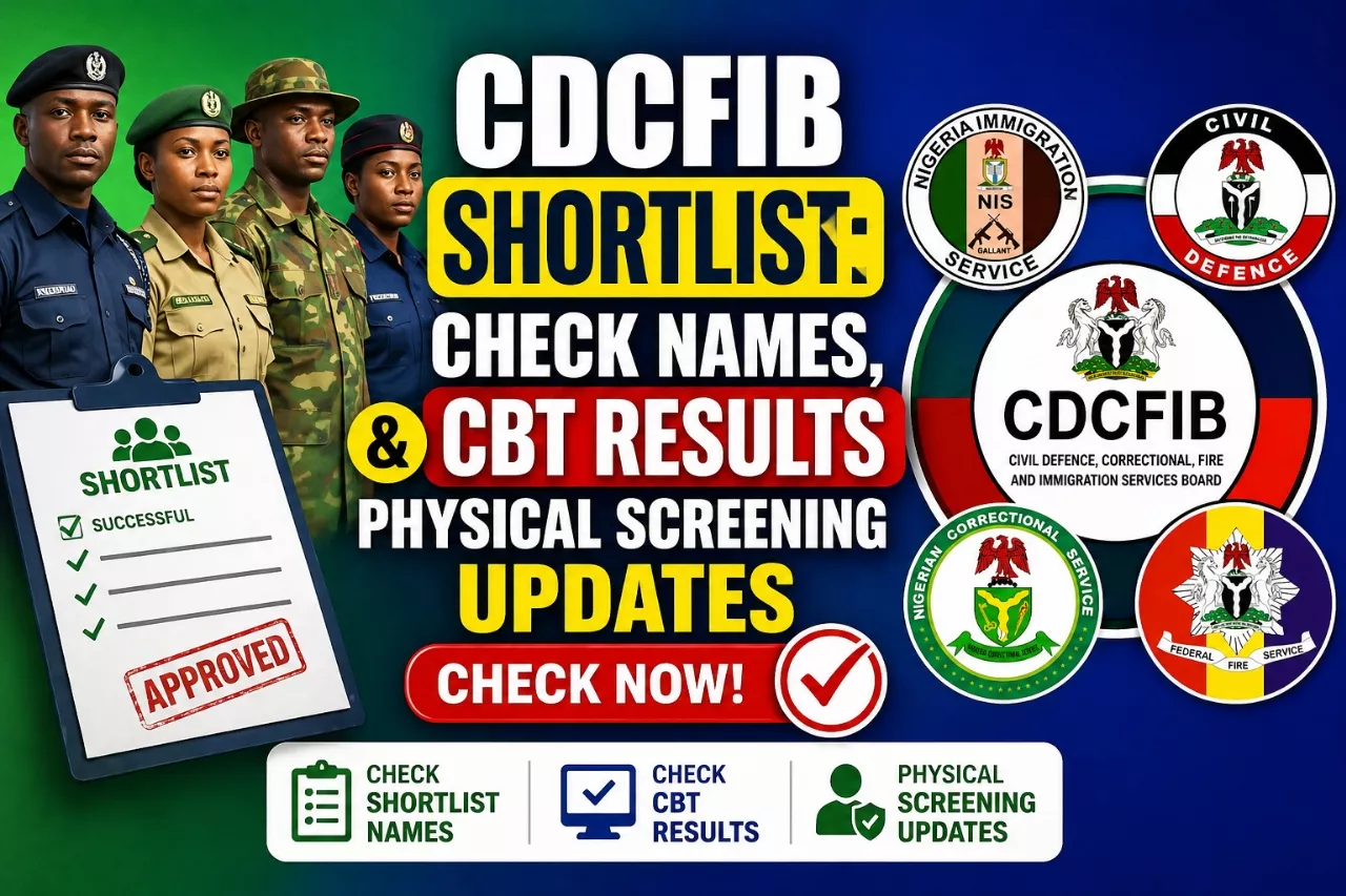 CDCFIB Shortlist 2026: Check Names, CBT Results & Physical Screening Updates