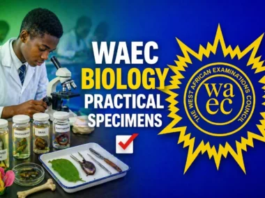 WAEC 2026 Biology practical specimens