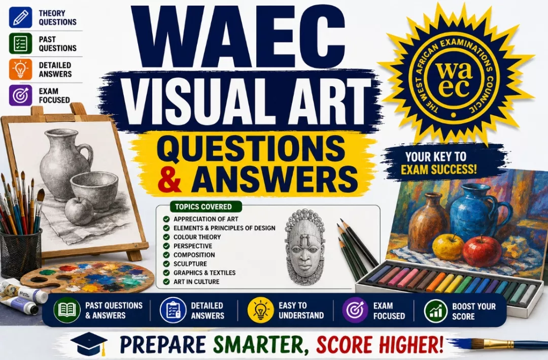 WAEC Visual Art 2026 Questions And Answers