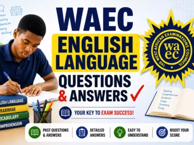 WAEC English Language 2026 Questions And Answers