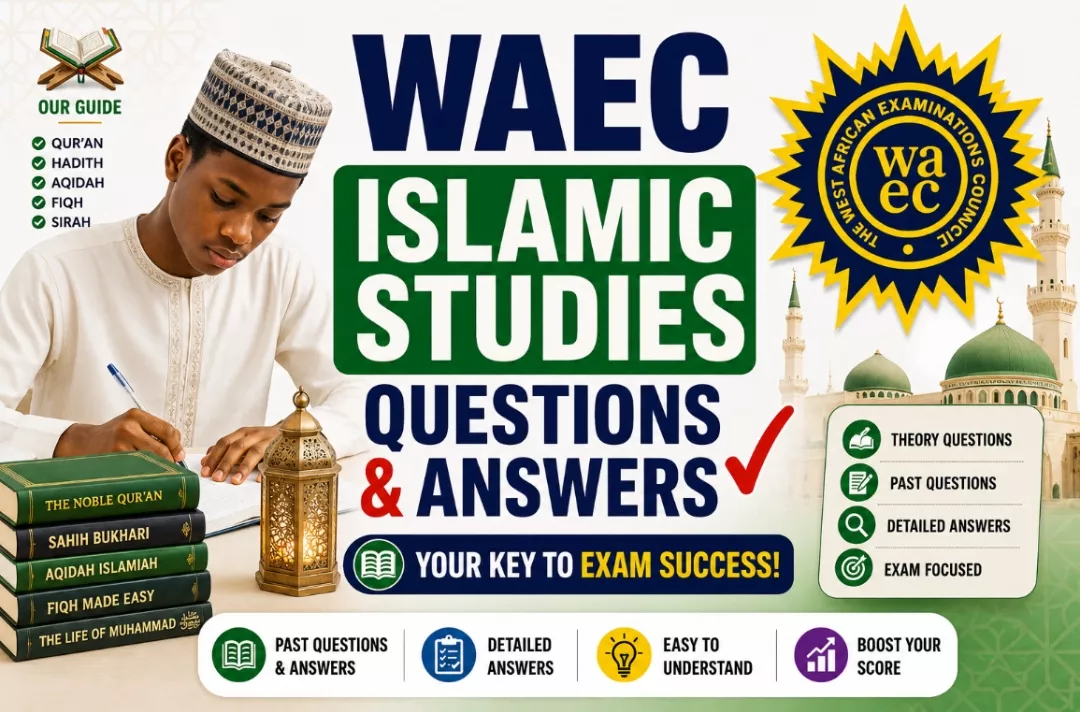 WAEC Islamic Studies 2026 Questions And Answers