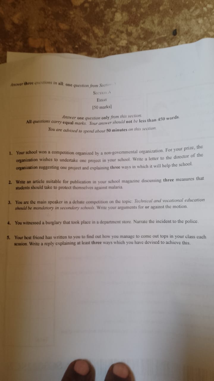 Your best friend has written to you to find out how you manage to come out tops in your class each session. Write a reply explaining at least three ways which you have devised to achieve this.