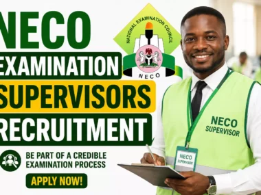 NECO Examination Supervisors Recruitment 2026
